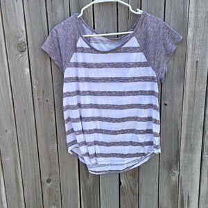 So tshirt striped short sleeve size xl